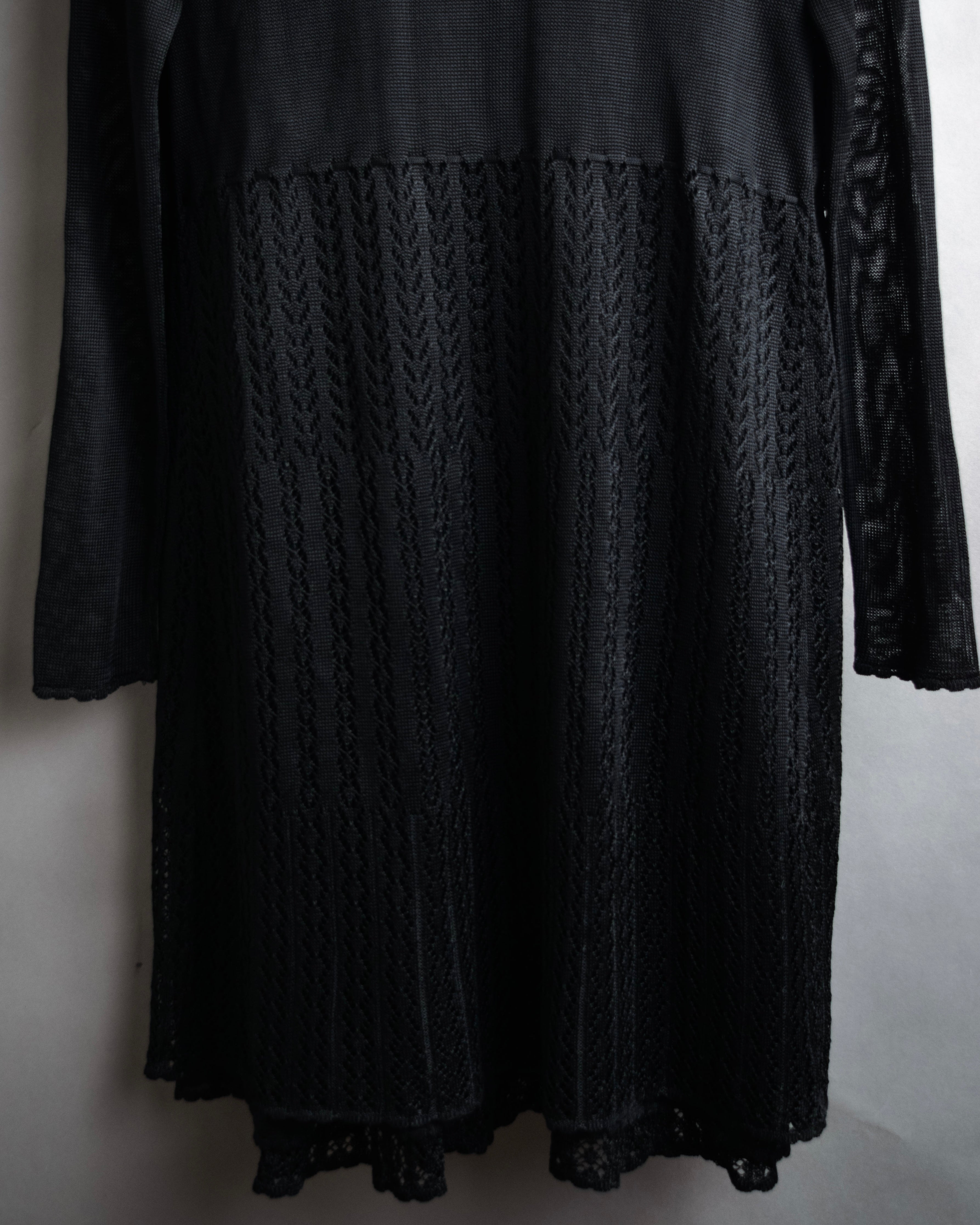 “FENDI” 90’s-00’s Openwork knit ensemble