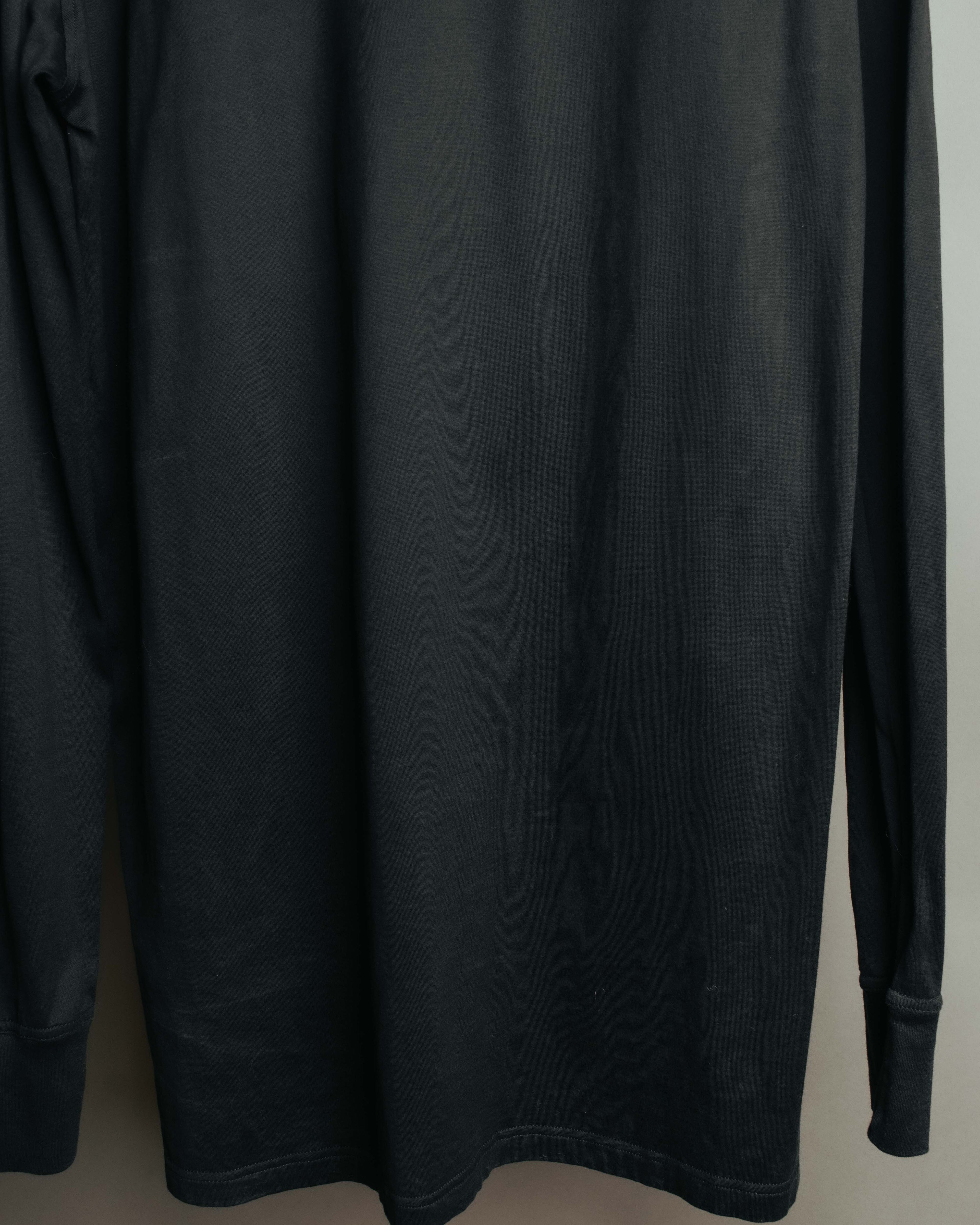 "Dior" 00's Vintage minimalist full-zip jersey hooded sweatshirt
