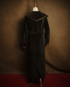 –SPECIAL– “Christian Dior”
80’s-90’s Velour lace trimmed robe coat