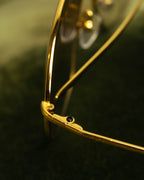 "GUCCI" Classic gold metal aviator sunglasses