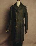 "D&G" 90's-00's Structured double-breasted wool-blend long coat
