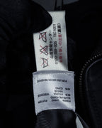 "Weekend Max Mara" Minimalist design center zip-up leather jacket