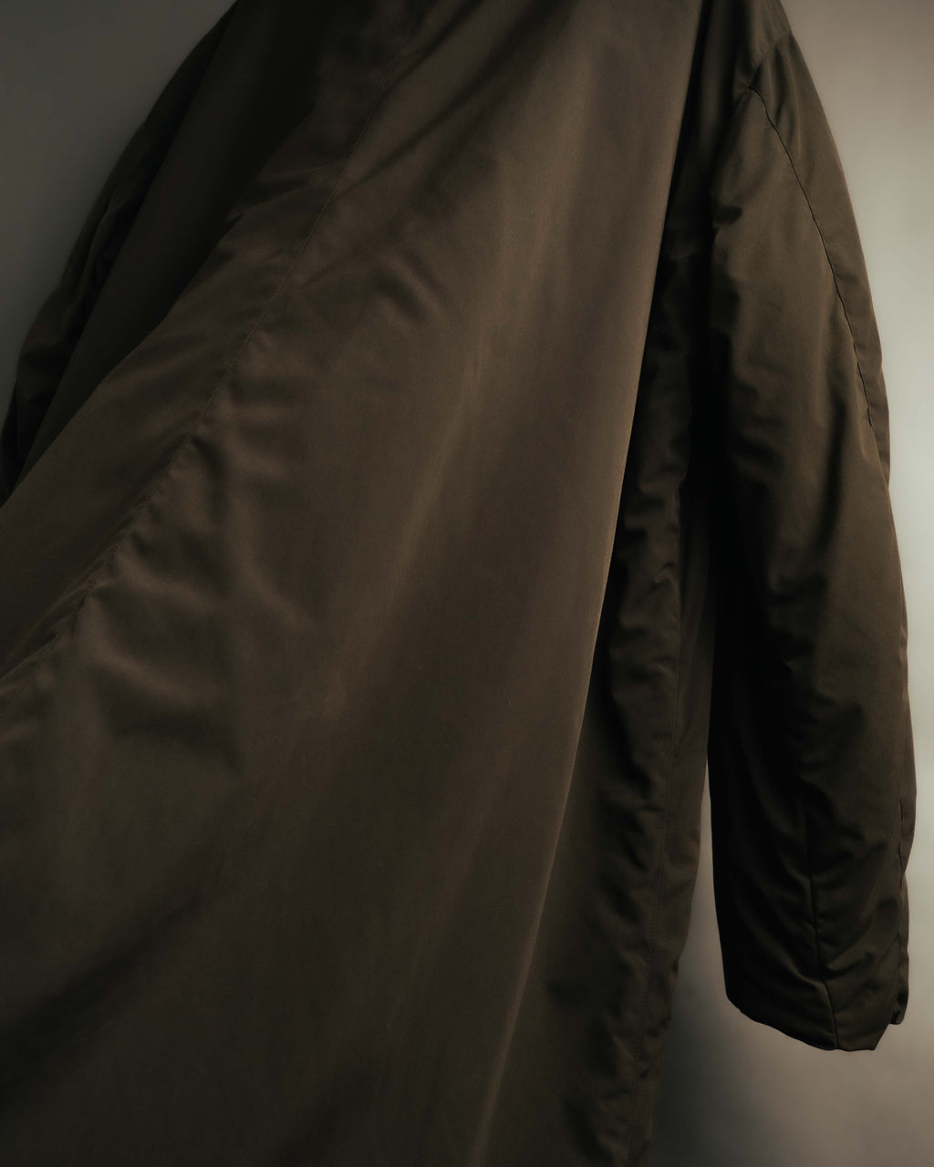 -SPECIAL- "ISSEY MIYAKE MEN" 80's Sculptural padded parachute long coat