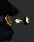 "Christian Dior" Twisted dome-shaped design earring