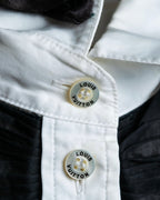 "LOUIS VUITTON" Ribbon frill design regular collar shirt