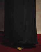 -SPECIAL- “Christian Dior” 80’s silk pleated long skirt