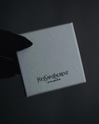 "YVES SAINT LAURENT" 00’s Amethyst stone signet ring