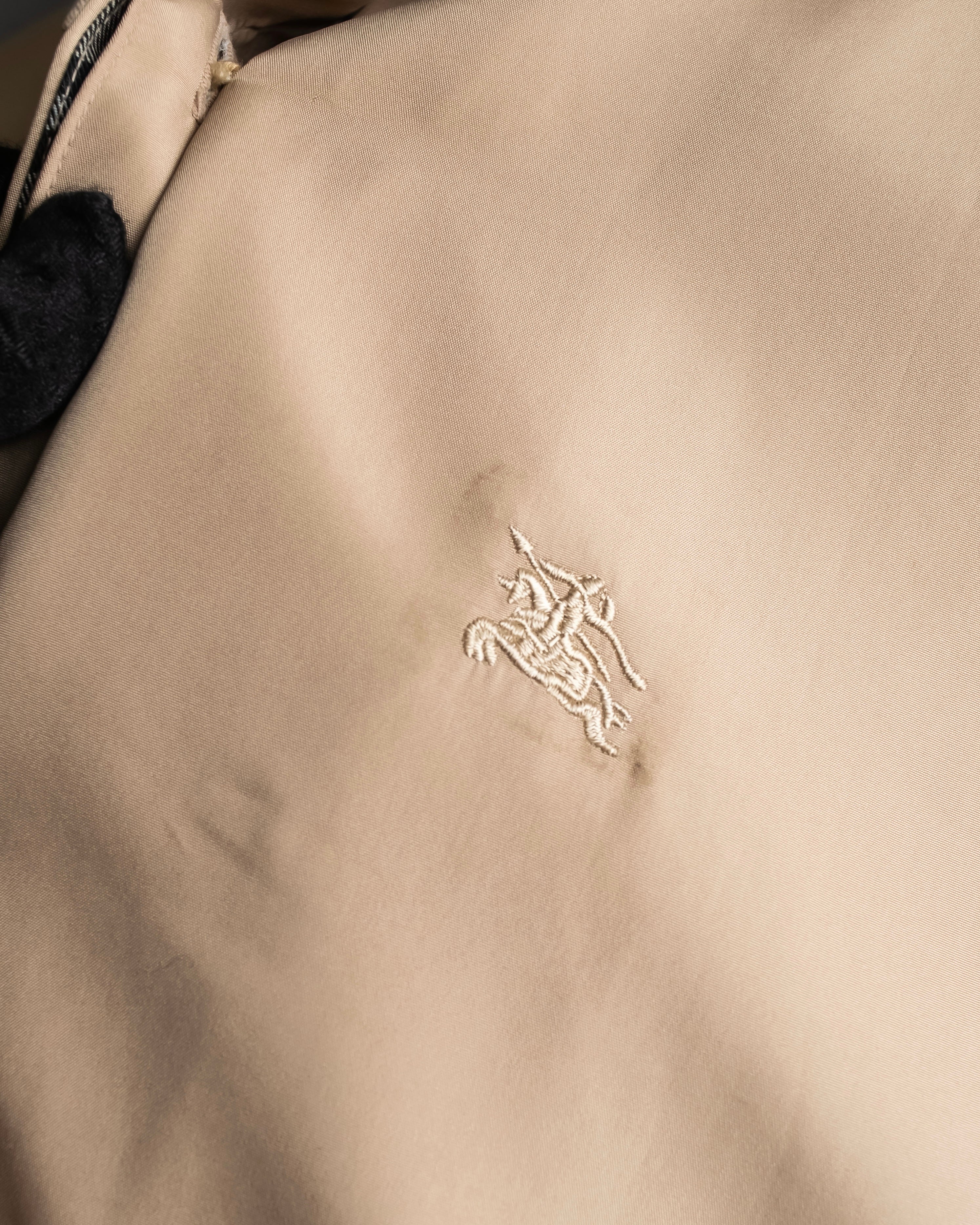 "BURBERRYS" Check reverse design short blouson