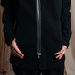 "EMPORIO ARMANI"  Piping design double zipper driver's knit