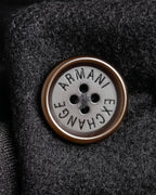 "ARMANI EXCHANGE" Sloth latch design stand color mid-length coat