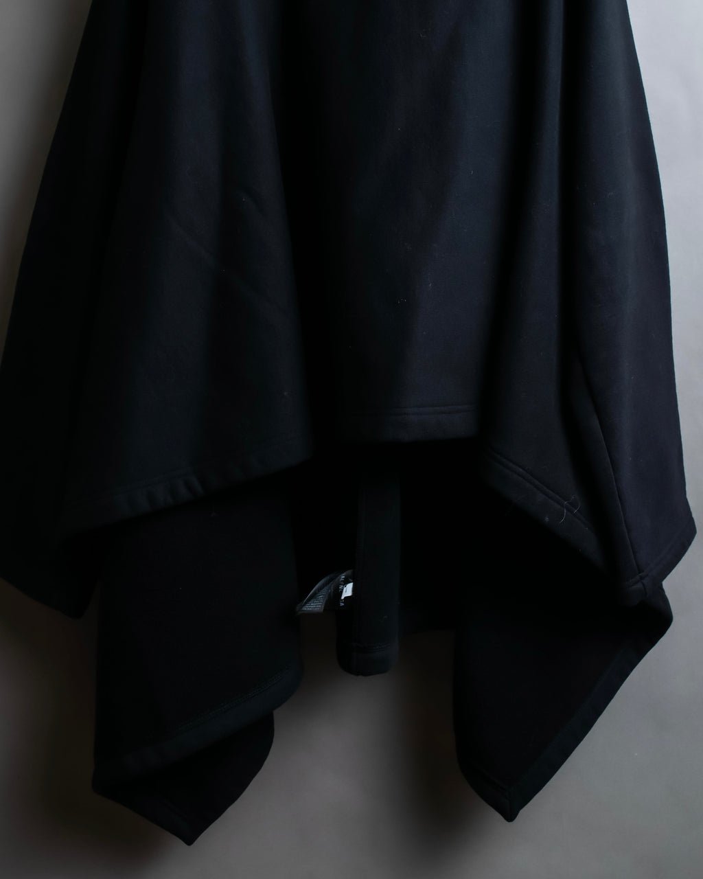 "BALENCIAGA" Oversized poncho flare silhouette hoodie