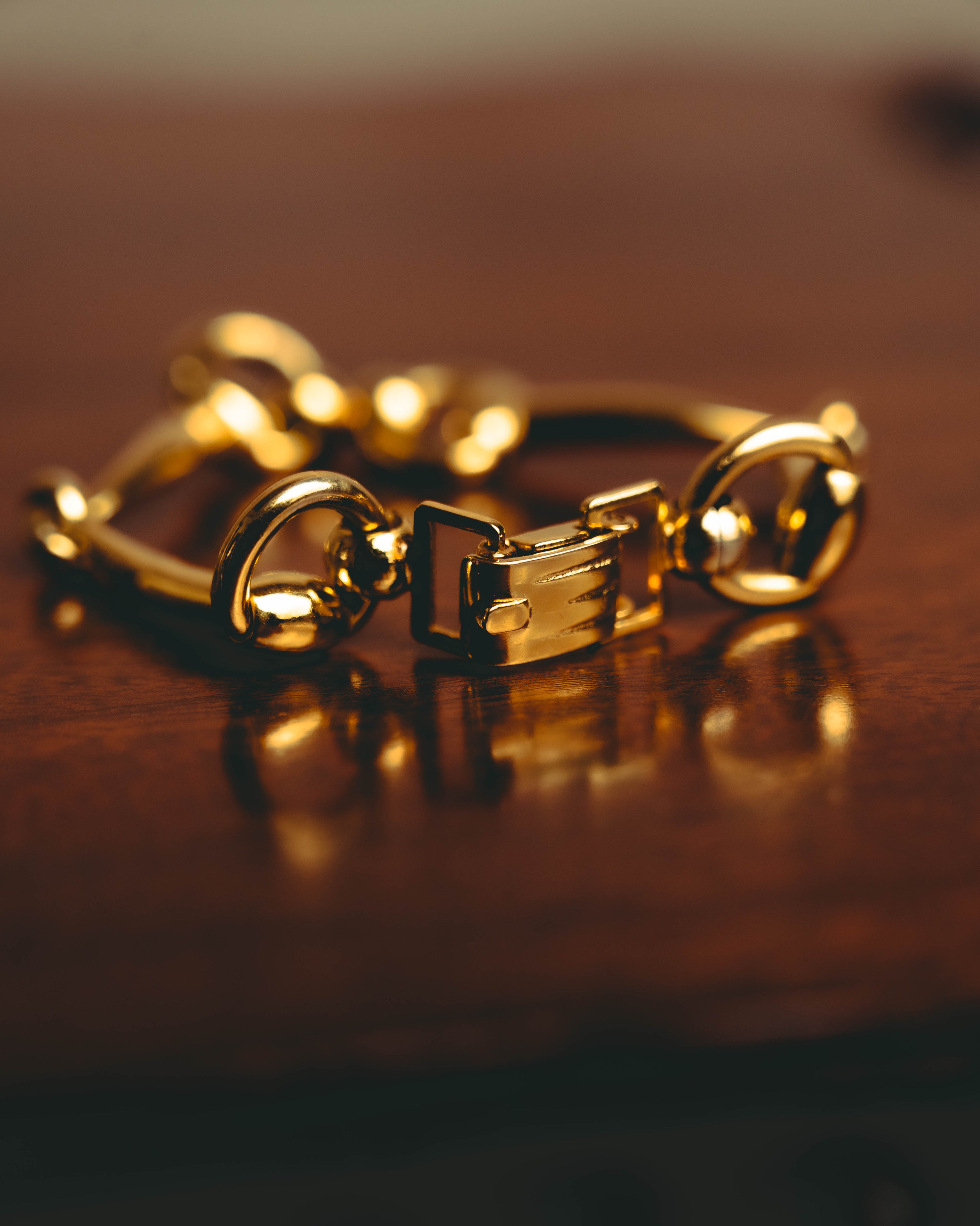 -SPECIAL- “CELINE” 70’s-80’s vintage horsebit link bracelet