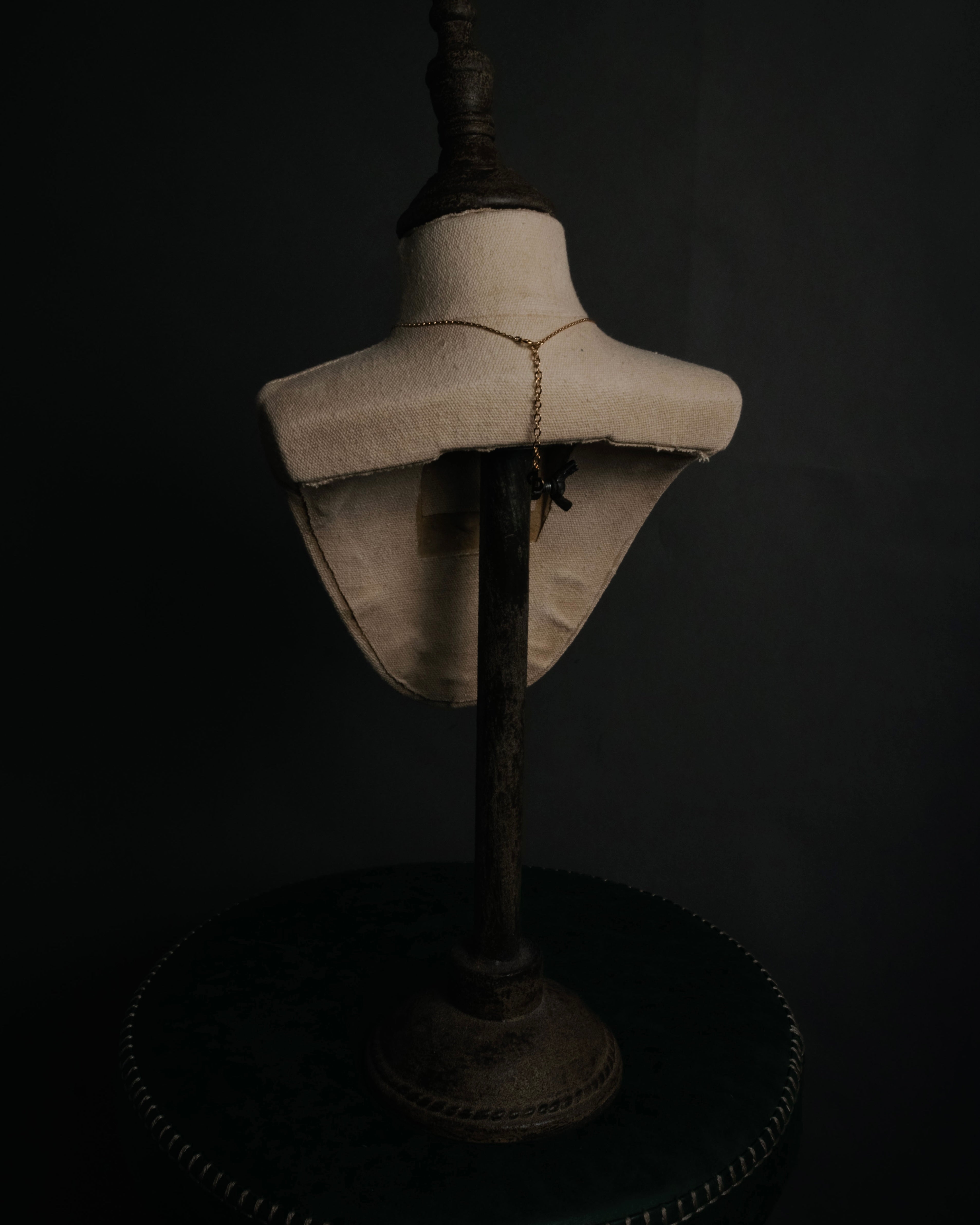 “Christian Dior” 80’s-90’s Lucky horseshoe pavé pendant necklace