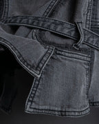 "STELLA McCARTNEY" Multi detail belted denim jacket