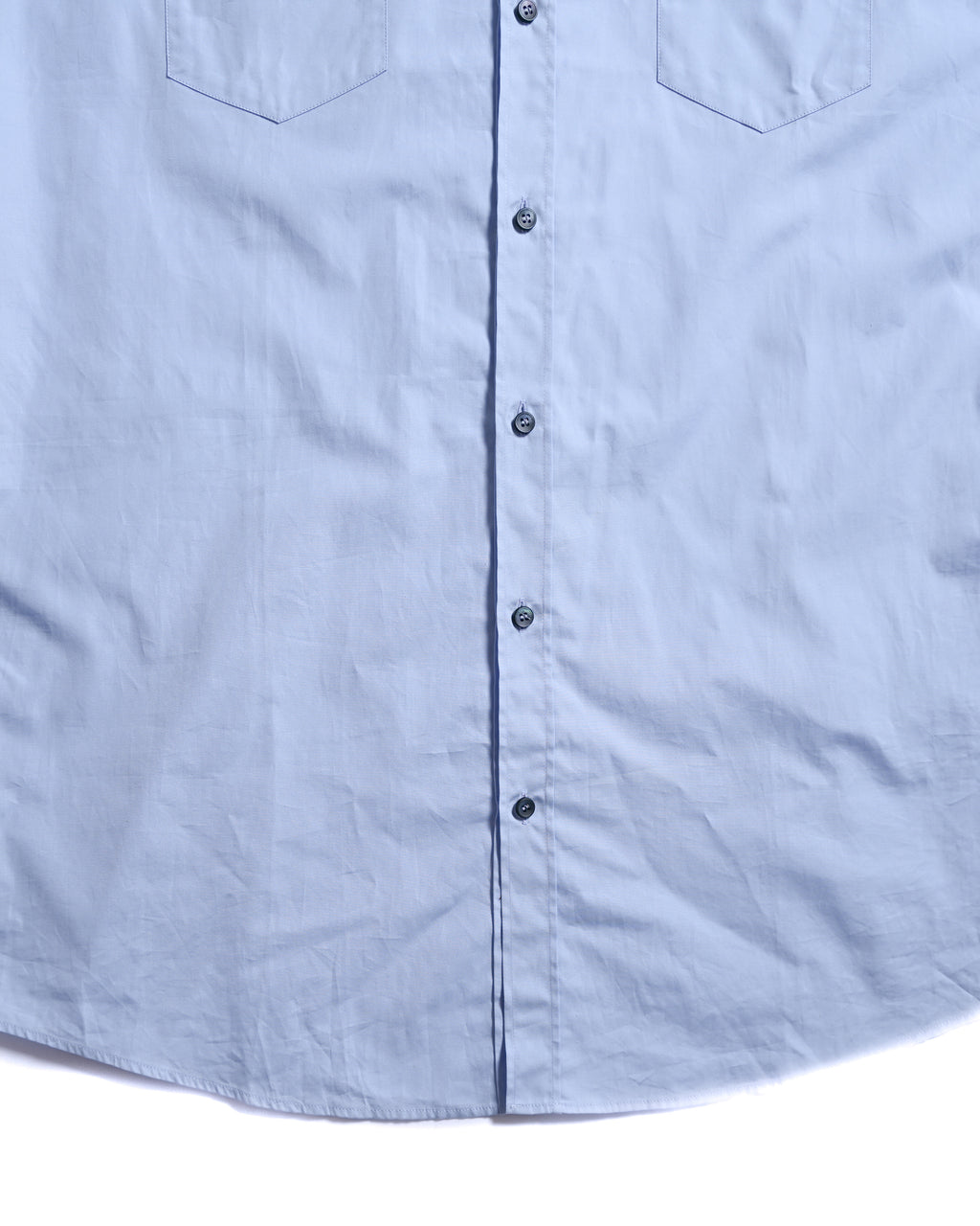 DOLCE & GABBANA (Gold)/ Oversized Design Short Sleeves Shirt Blue