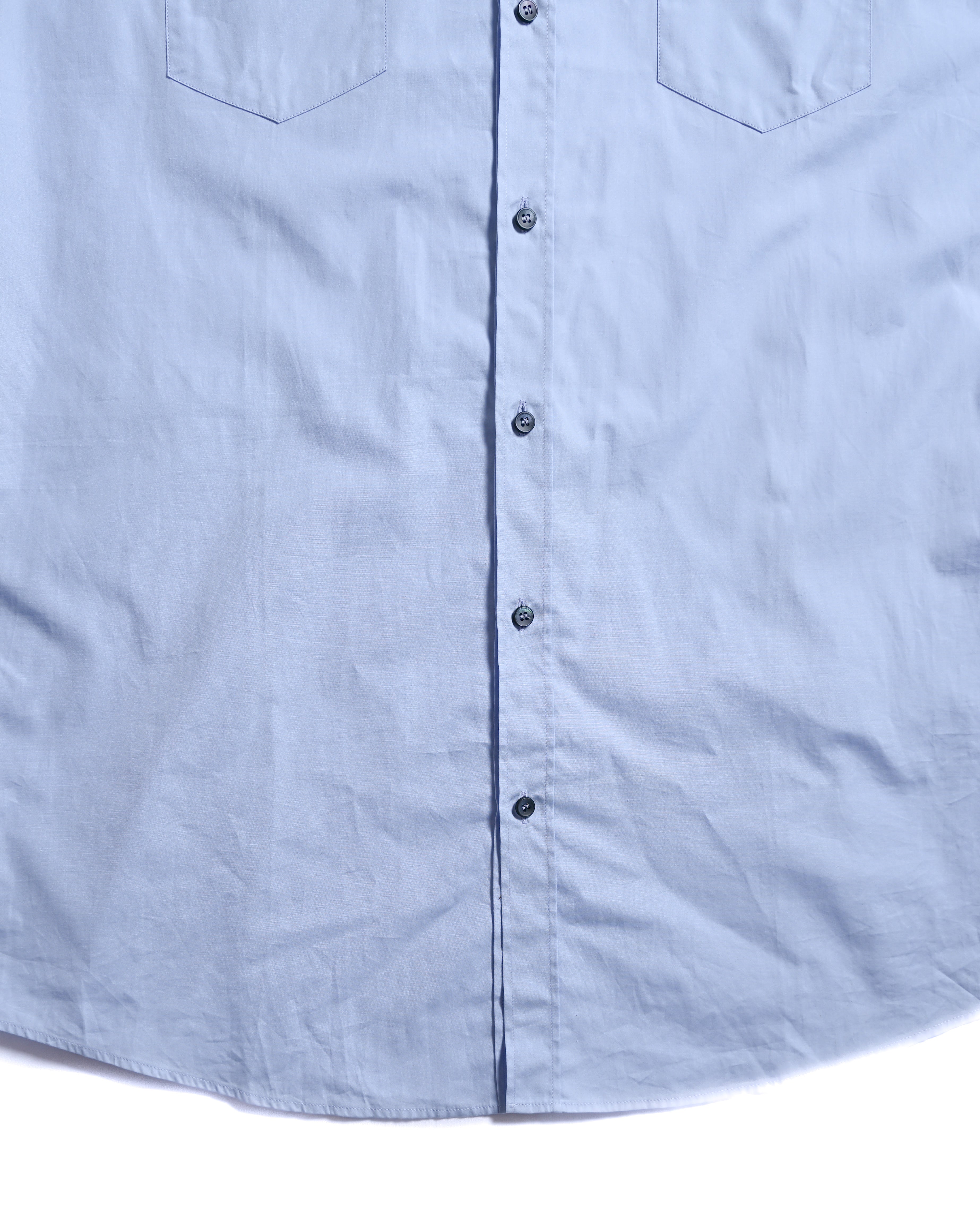DOLCE & GABBANA (Gold)/ Oversized Design Short Sleeves Shirt Blue