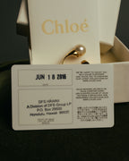 “Chloé” 2015-2016 darcey pearl fork ring