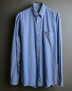 "Hermès" 90's-00's Striped cotton button-down shirt