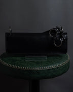 -SPECIAL- "YVES SAINT LAURENT"
00's Tom Ford period stacked ring design horizontal leather bag