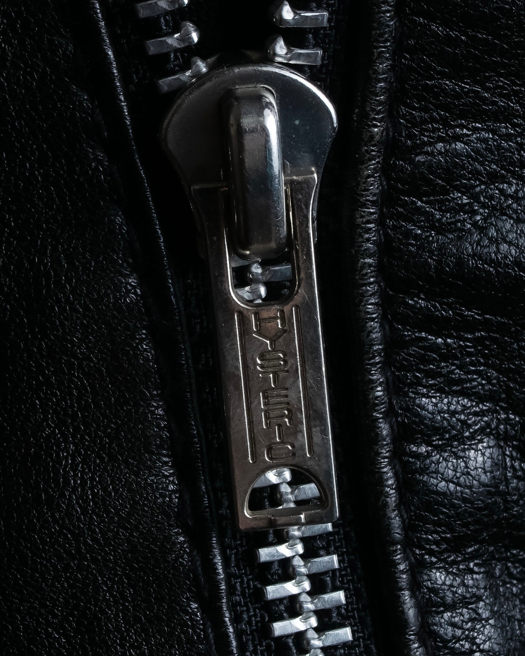 "HYSTERIC GLAMOUR" Lamb leather double riders jacket