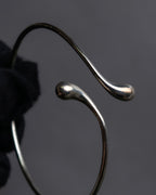 "Tiffany&Co" Elsa Peretti teardrop silver bangle