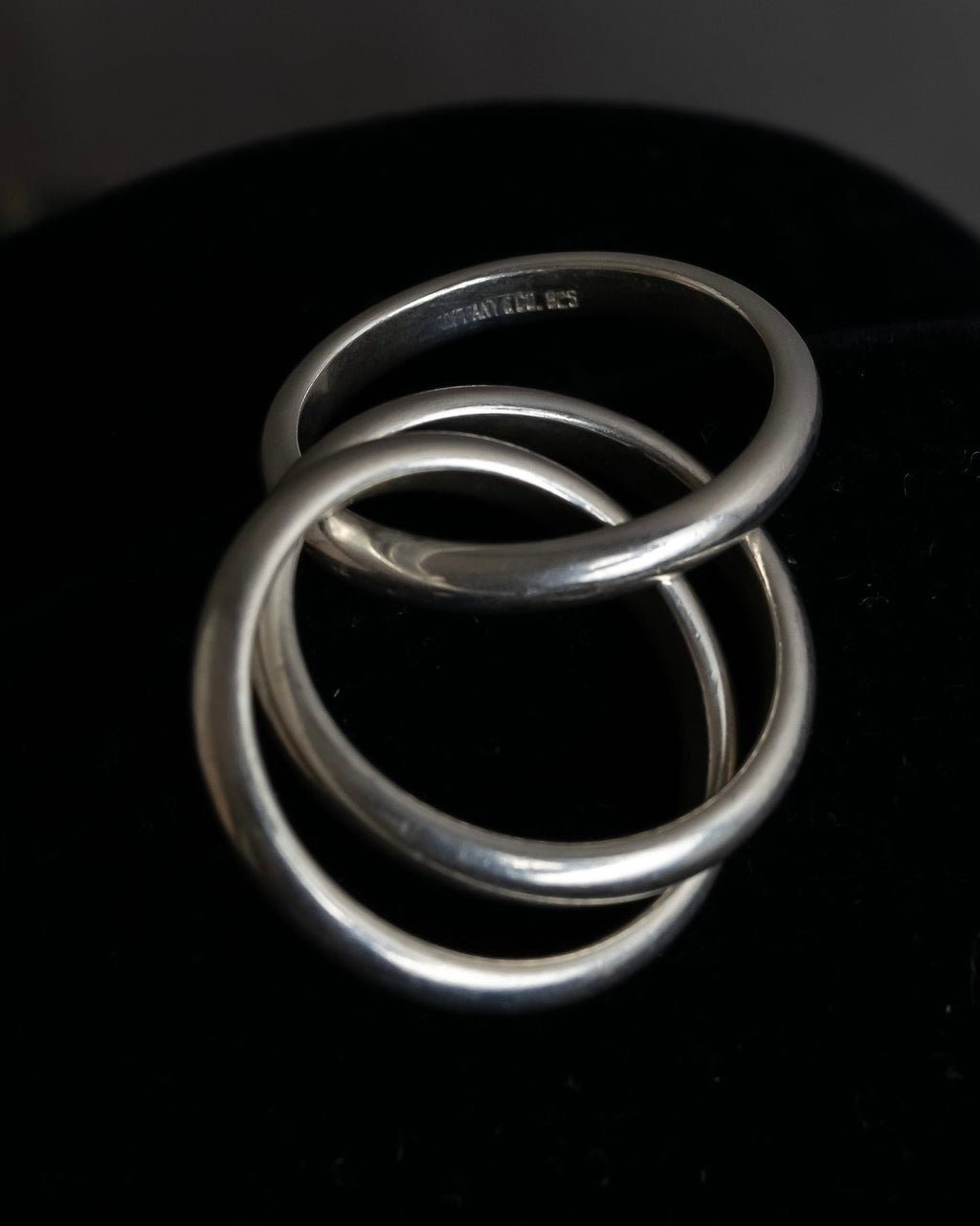 "Tiffany&Co" Trinity design silver ring