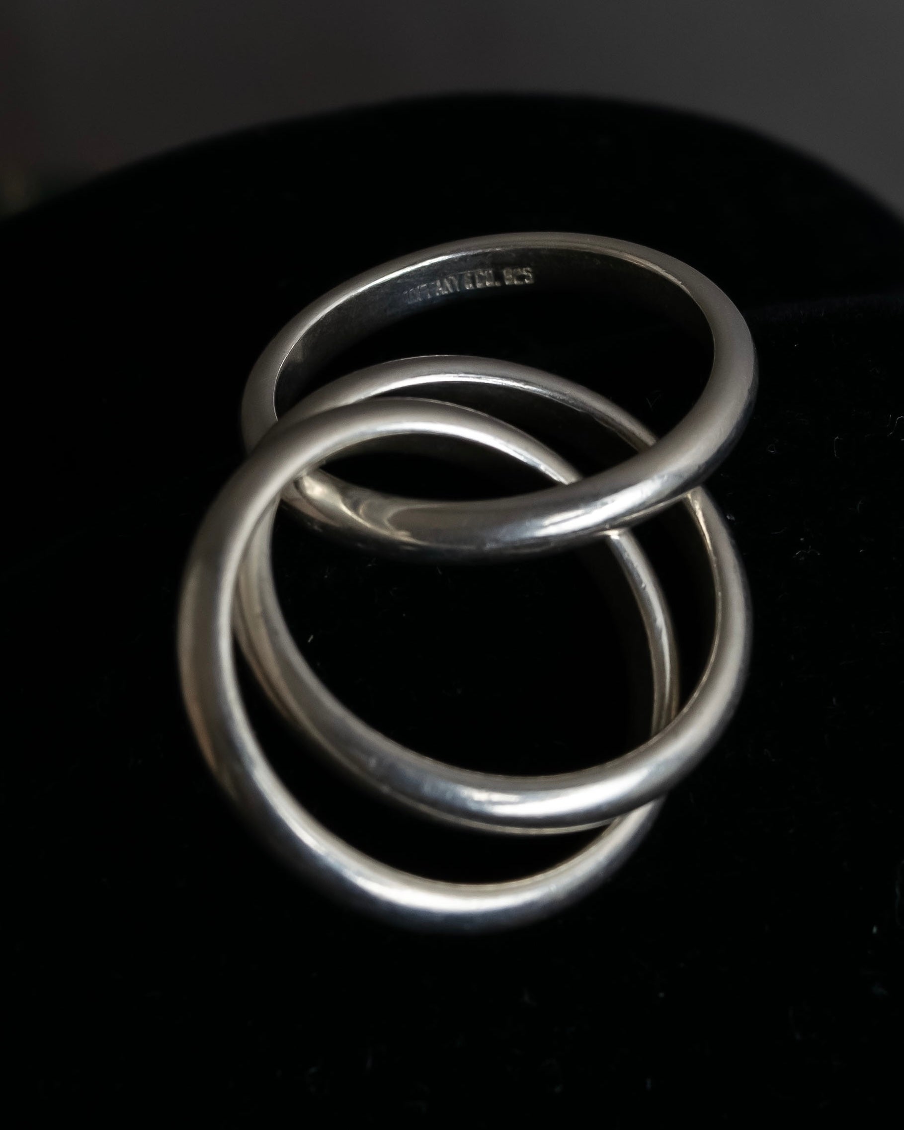 "Tiffany&Co" Trinity design silver ring