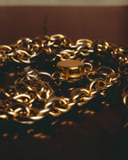 –SPECIAL– "CHANEL" 80's Gripoix Byzantine cross pendant necklace