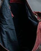 “BALENCIAGA” The Day leather one shoulder bag (burgundy)