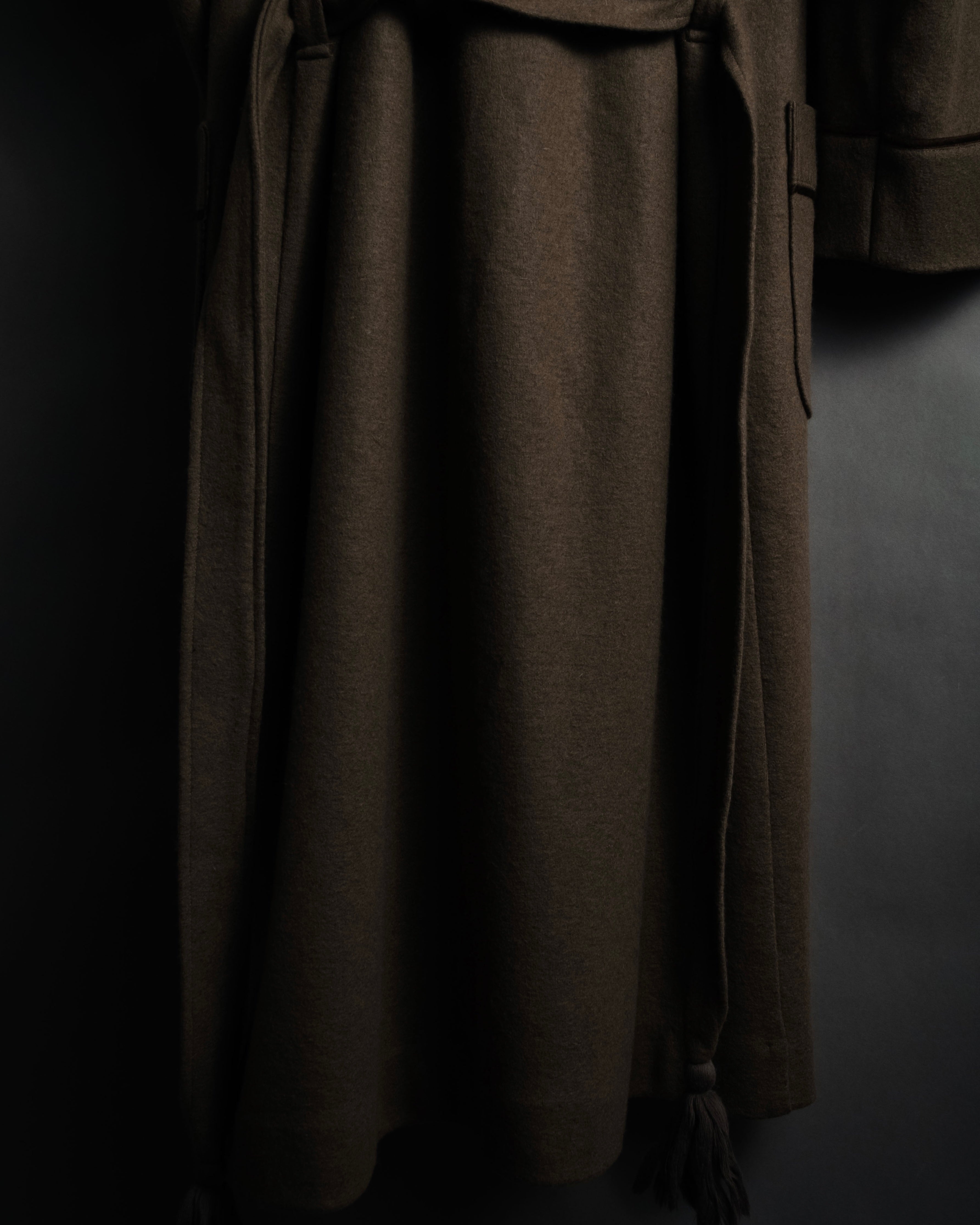 "CELINE" 70’s-80’s Archive sulky embroidered gown coat