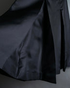 "PRADA" 100% silk pleated skirt