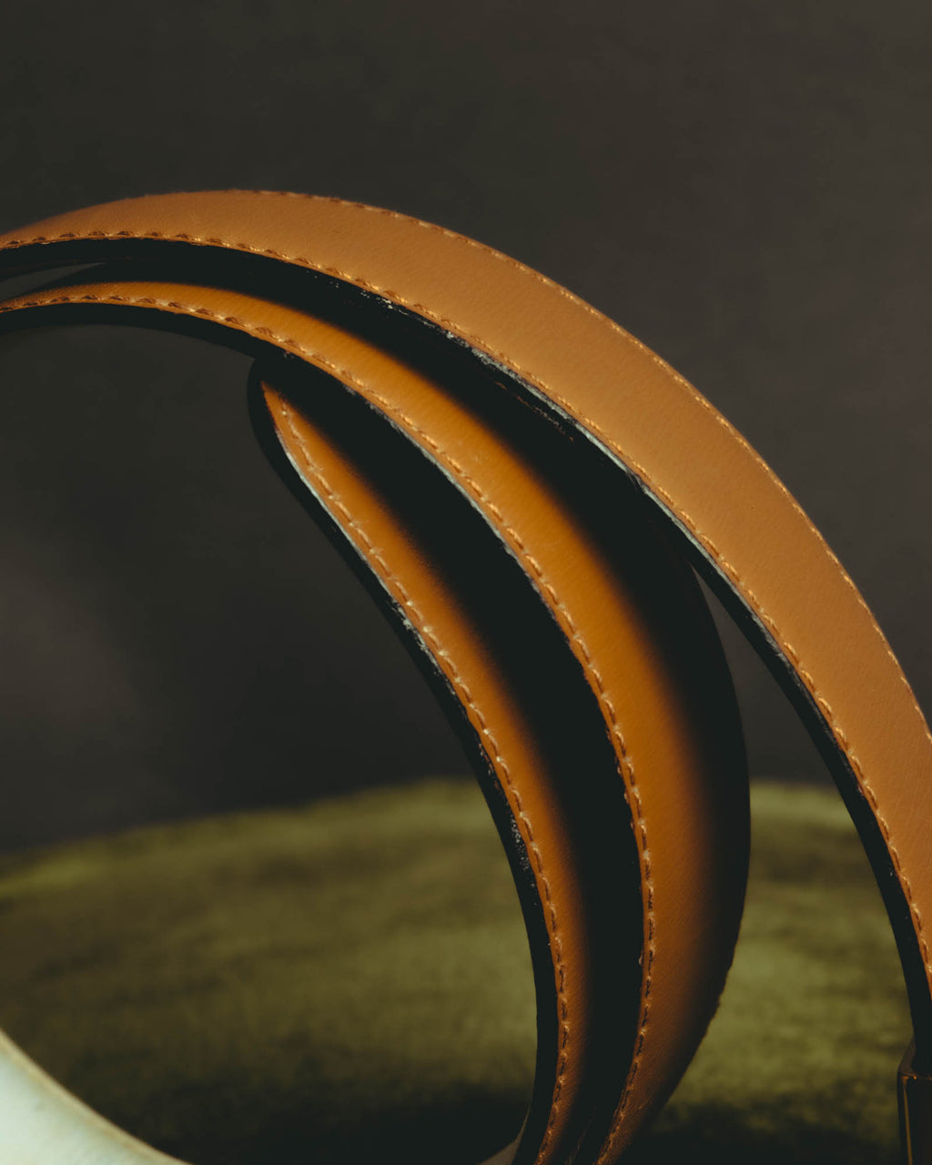 “Gucci” Leather reversible Double G belt