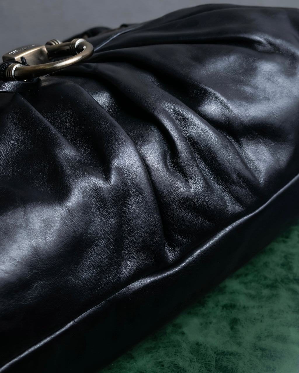 "Salvatore Ferragamo" Gancini motif leather one-handle bag