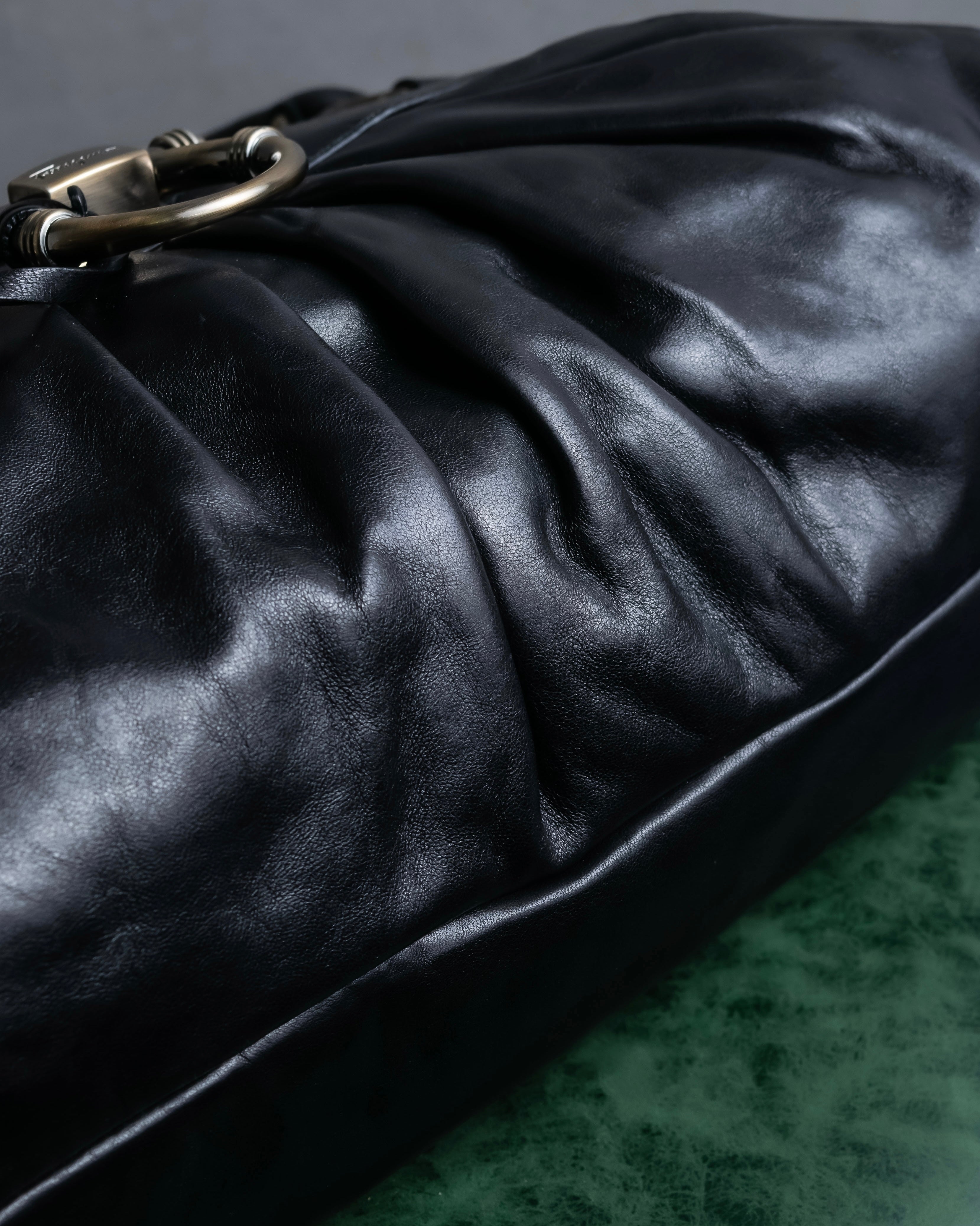 "Salvatore Ferragamo" Gancini motif leather one-handle bag