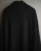 "Christian Dior" 90's-00's Open front wool silk pointelle knit cardigan