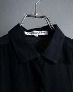 "Christian Dior PRETA PORTER" Compact gathered design crepe fabric blouse