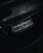 "Salvatore Ferragamo" Mid 90’s archival envelope flap top-handle bag