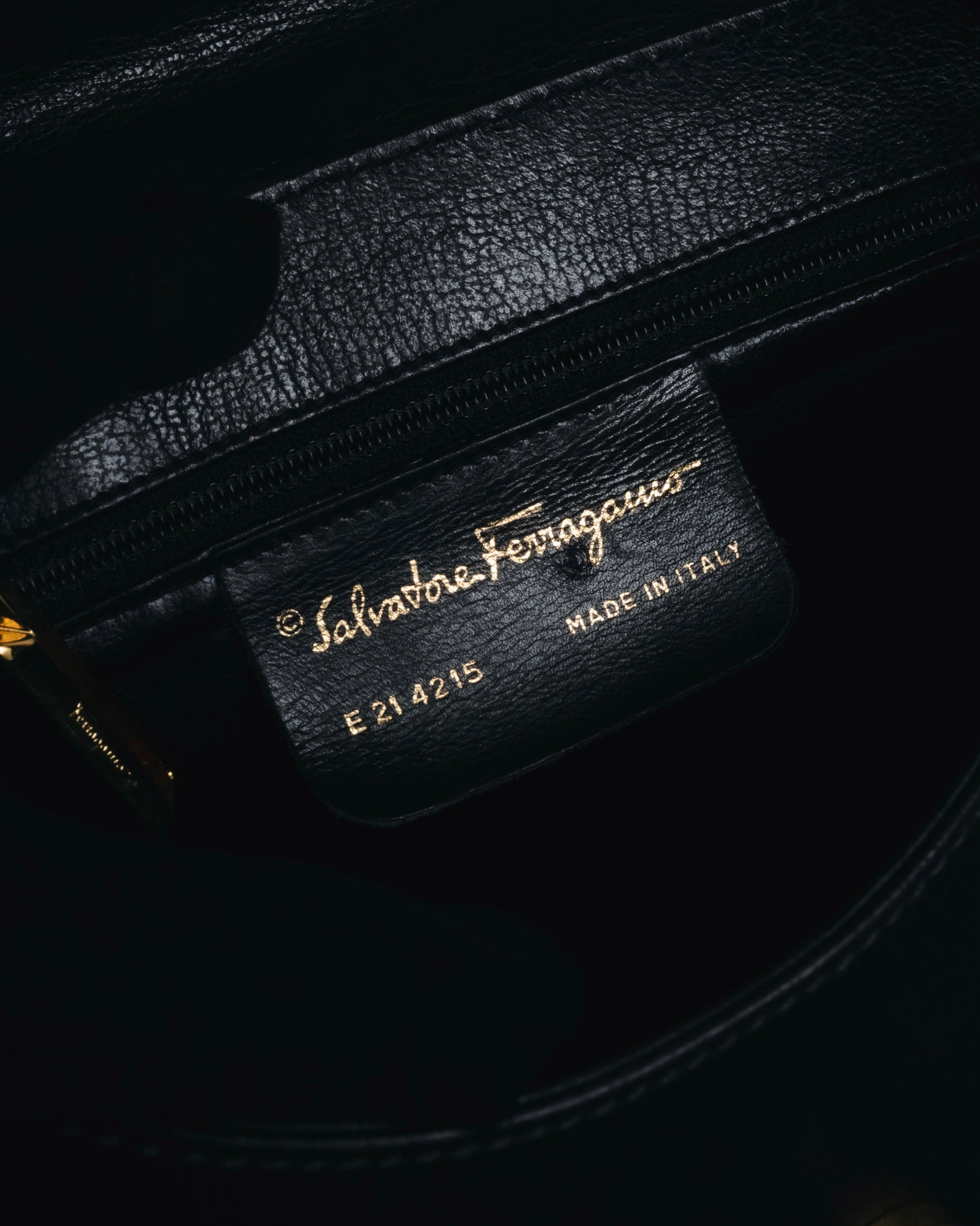 "Salvatore Ferragamo" Mid 90’s archival envelope flap top-handle bag
