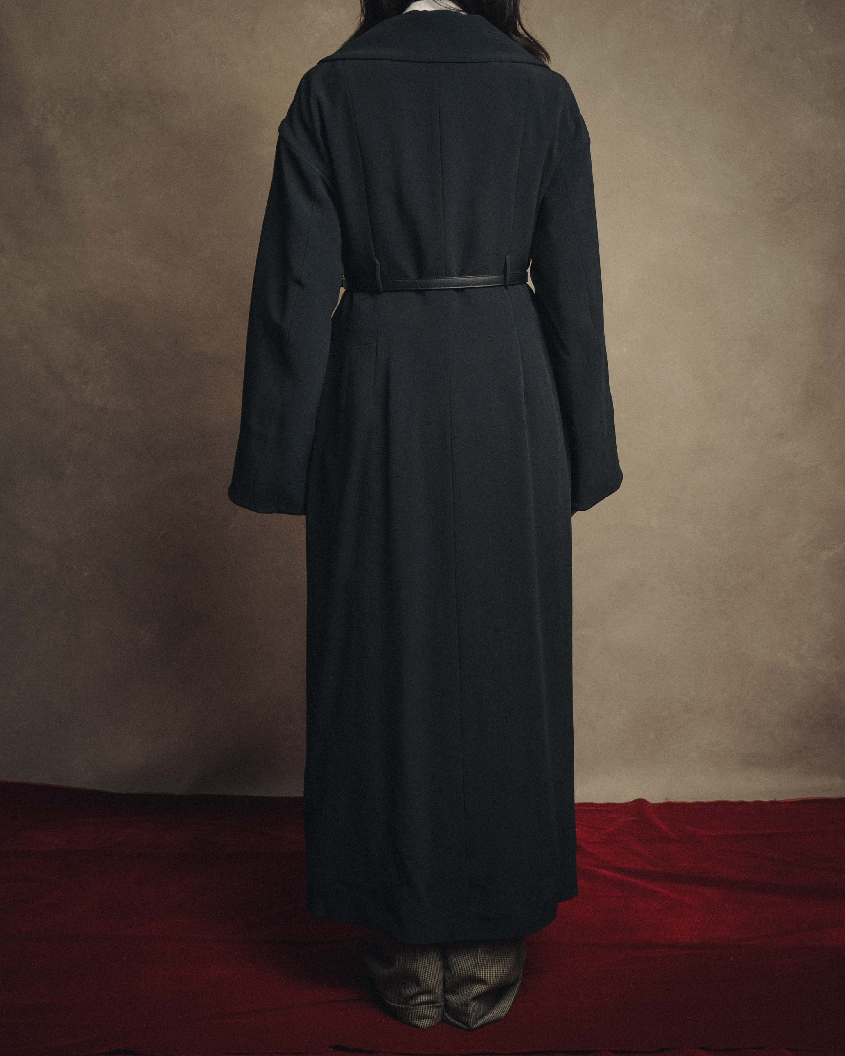 -SPECIAL- “HARUNOBU MURATA” 2024 SS Sculptural belted dress coat