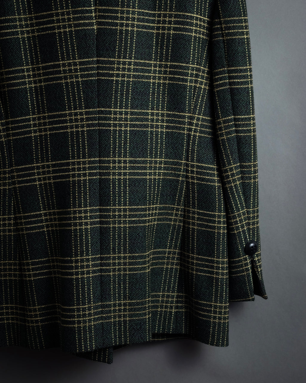"Christian Dior" Windowpane check tailored jacket