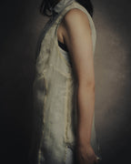 -SPECIAL- “Brunello Cucinelli” 00’s-10’s Sheer layered sleeveless tunic dress