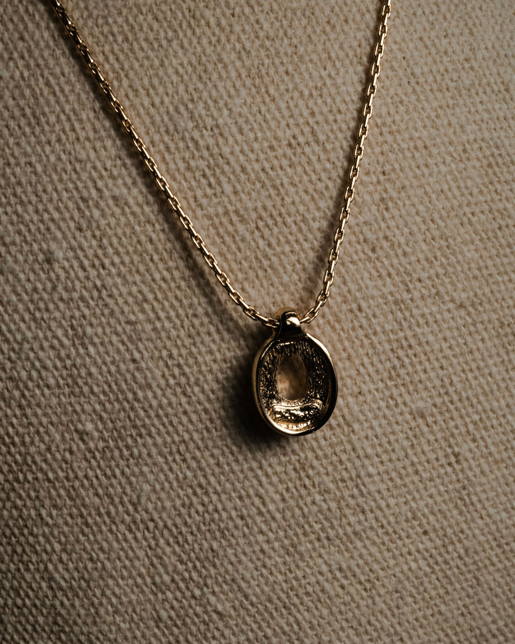 “Christian Dior” 80’s-90’s Lucky horseshoe pavé pendant necklace