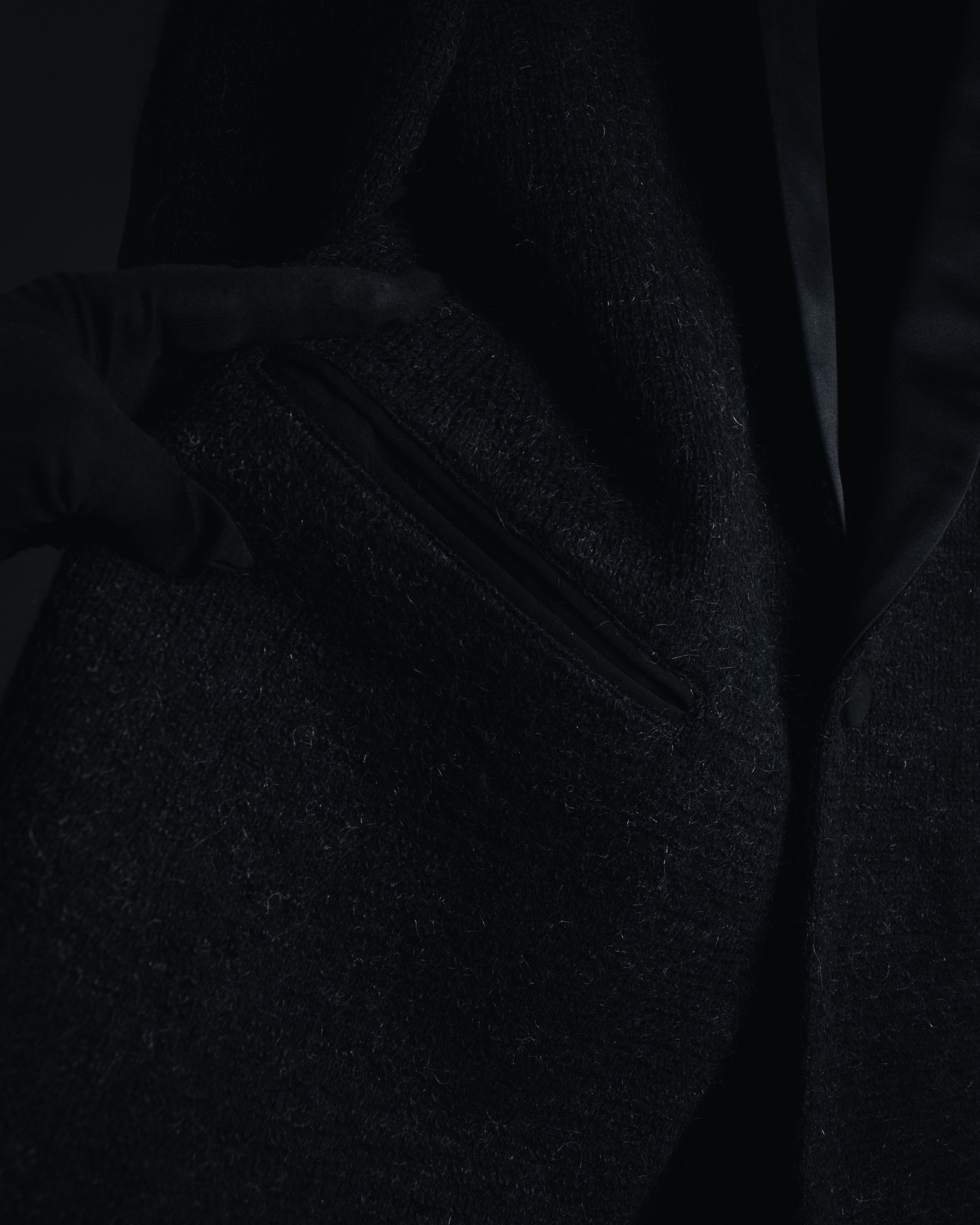 –SPECIAL– "JUNYA WATANABE COMME des GARÇONS MAN" 2015AW mohair blend satin shawl lapels jacket