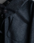 "ETRO" Shawl collar belted mid-length coat