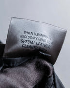 "M. JULIAN" High quality leather single riders blouson