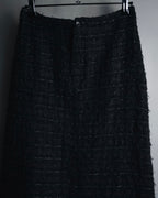 "tricot COMME des GARÇONS" 01AW textured tweed midi skirt
