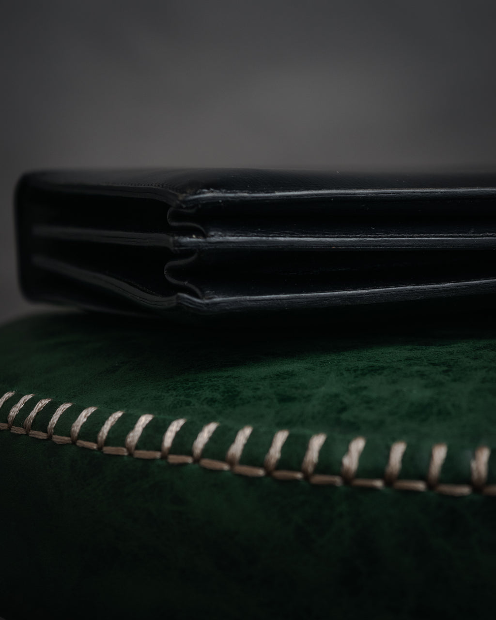 –SPECIAL– “HERMES” 50’s-60’s Escale box calf top handle bag