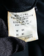 "JEAN PAUL GAULTIER" Ribbon belted design pleated flare skirt