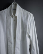 "COMME des GARCONS SHIRT" 01AW French cotton bowtie shirt