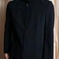 “ISSEY MIYAKE”  Chin belt designed stand collar jacket